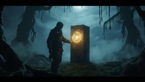 Survivor at a Dead by Daylight redemption terminal, illustrating current in-game codes