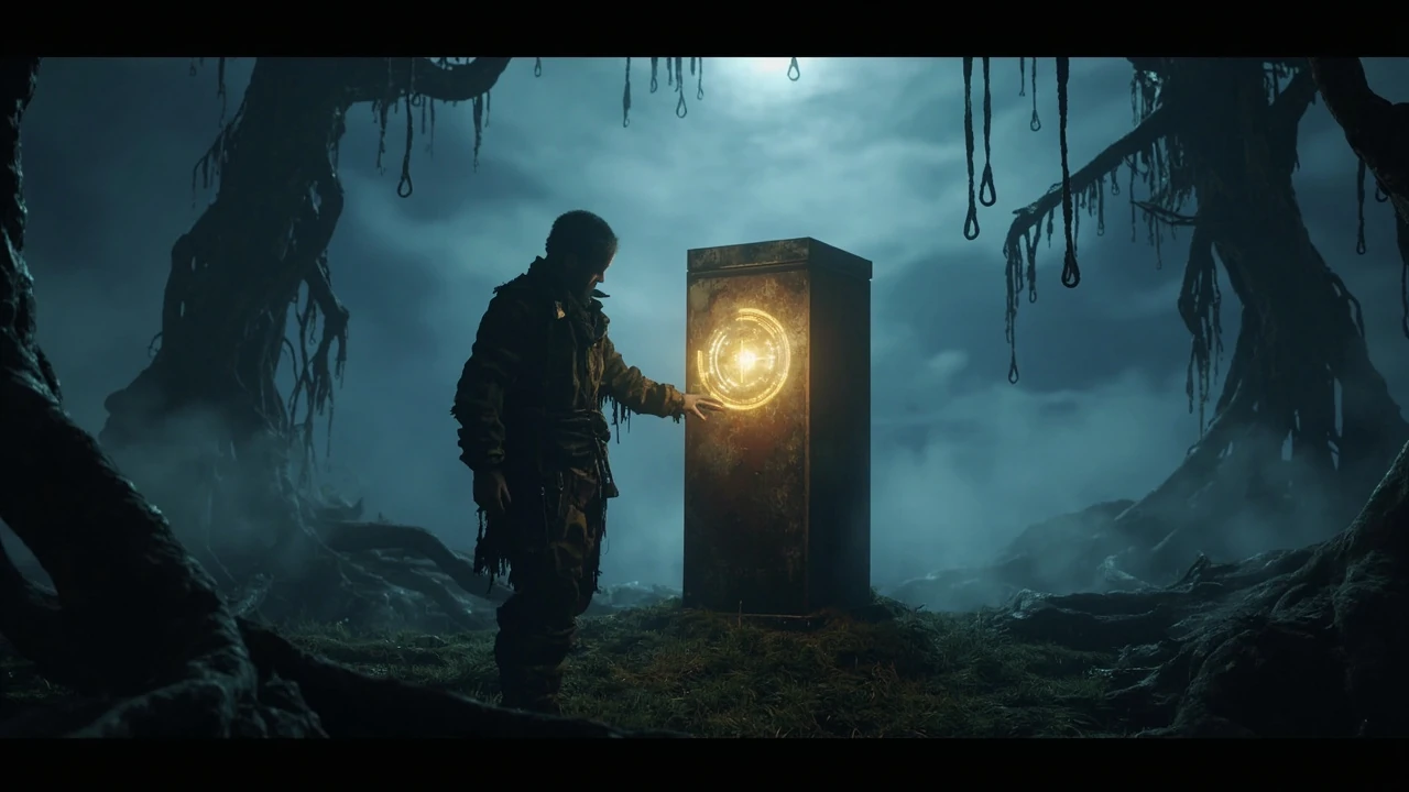 Survivor at a Dead by Daylight redemption terminal, illustrating current in-game codes